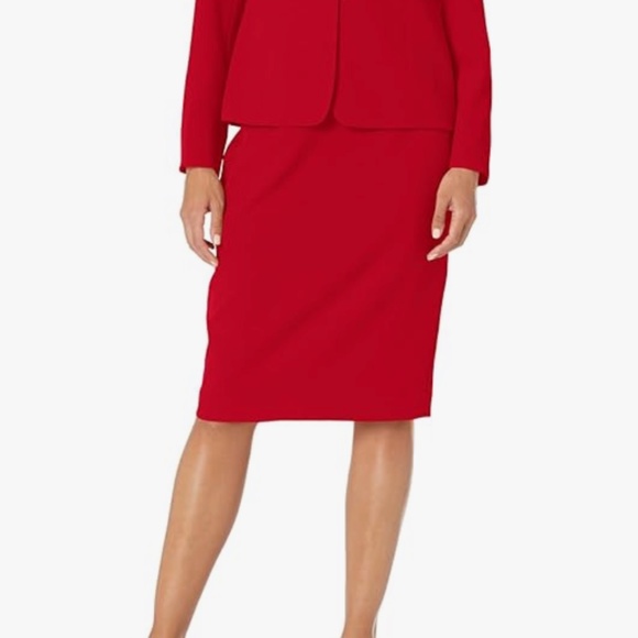 Pencil Work Business Casual Classy Classic Girly Cherry Boss Girl Midi Skirt - Picture 2 of 6